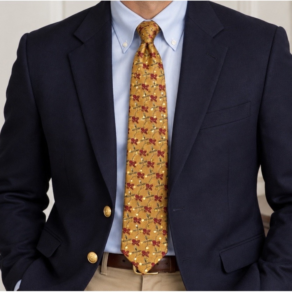 Ermenegildo Zegna Necktie Multicolor Floral Silk Classic Wedding Made Italy